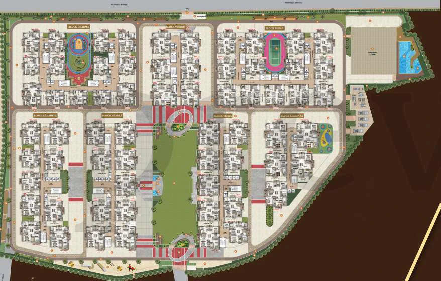 Master Plan of SS Indraprastha in Tarnaka, Hyderabad - Image 387305
