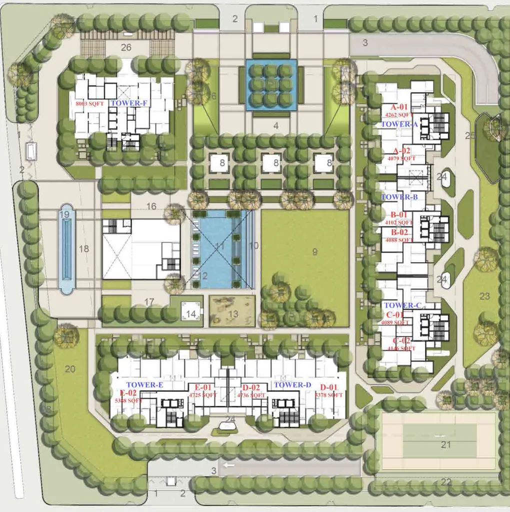 Master Plan of Sham Exotic The Tiara in New Chandigarh, Chandigarh - Image 386773