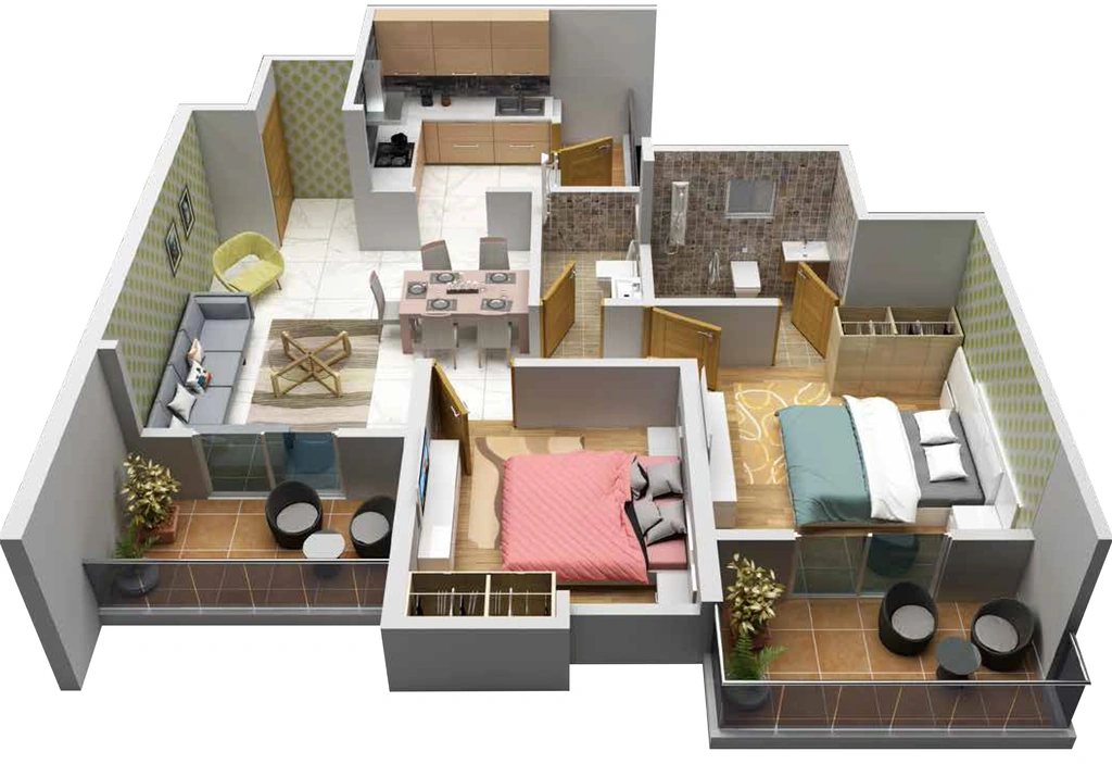 2 BHK Flat in Ram Green Hive Plus Wing A5 in Phursungi, Pune - Image 911522