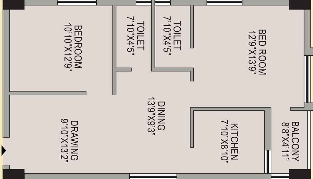 2 BHK Flat in OCHB Dumduma Phase 7 in Dumduma, Bhubaneswar - Image 911047