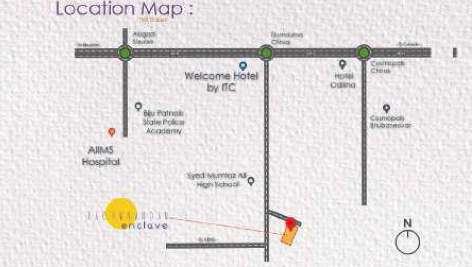 Location of Spica Raghunandan Enclave - Image 386861