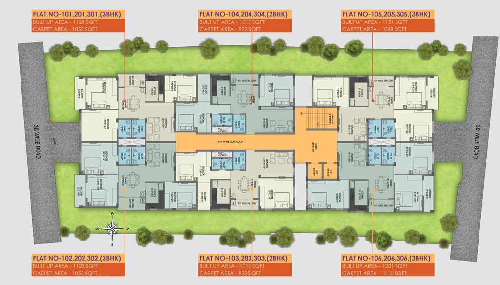 Master Plan of Spica Raghunandan Enclave in Dumduma, Bhubaneswar - Image 386862