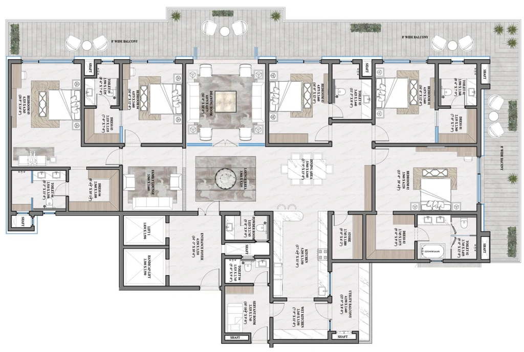 5 BHK Flat in GB Opus One in Mullanpur Garibdass, Chandigarh - Image 911035