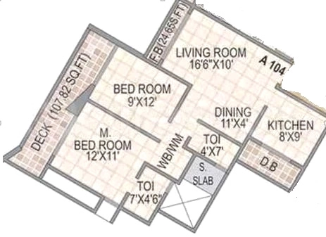 2 BHK Flat in Arihant Aradhana in Kharghar, Navi Mumbai - Image 911997