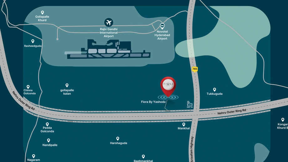 Location of Yashoda Fiora - Image 387346