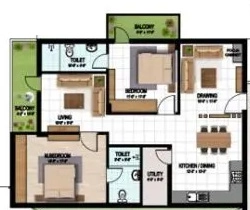2 BHK Flat in ARC K C Enclave in Manikonda, Hyderabad - Image 911245