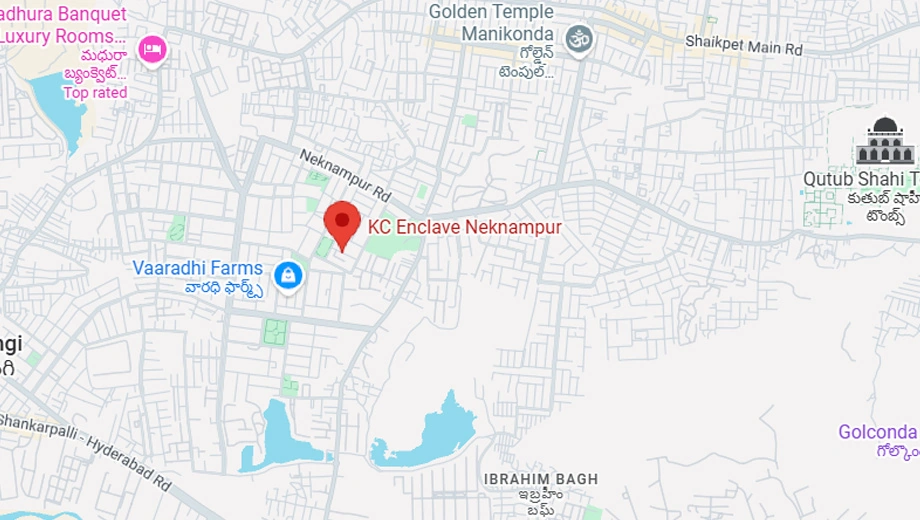 Location of ARC K C Enclave in Manikonda, Hyderabad - Image 387359