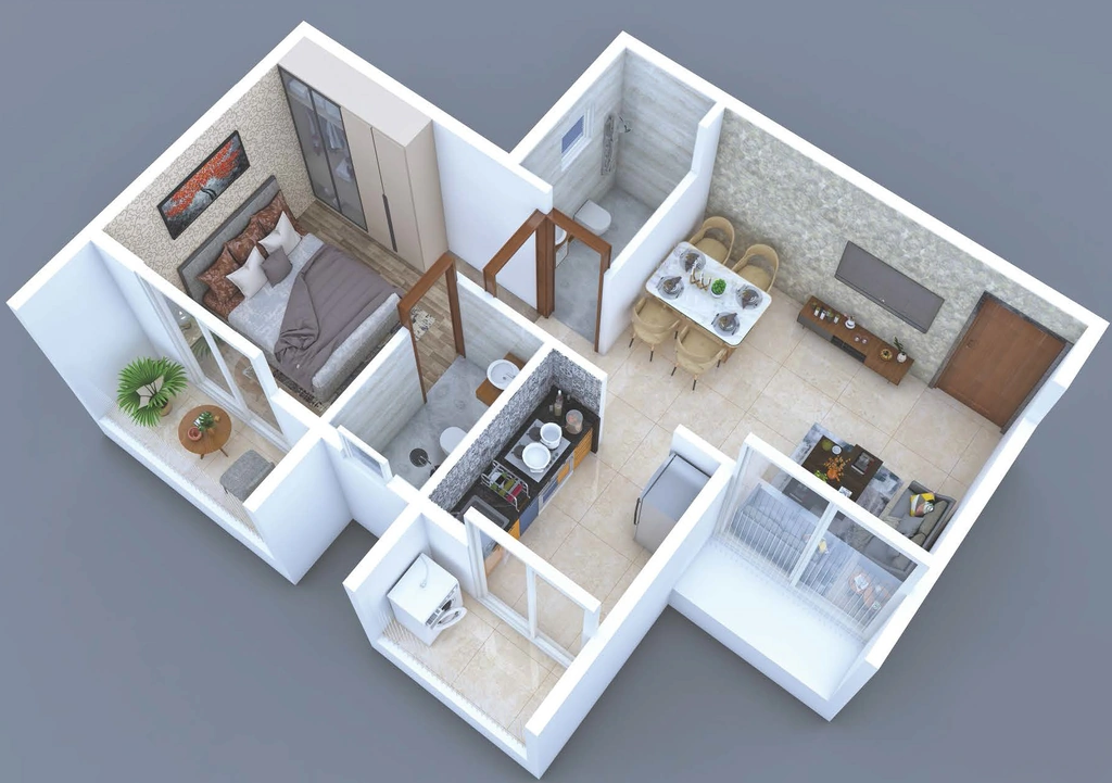 1 BHK Flat in Aurus La Avenue in Taloja, Navi Mumbai - Image 911457