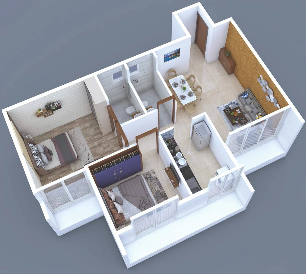 2 BHK Flat in Aurus La Avenue in Taloja, Navi Mumbai - Image 911458