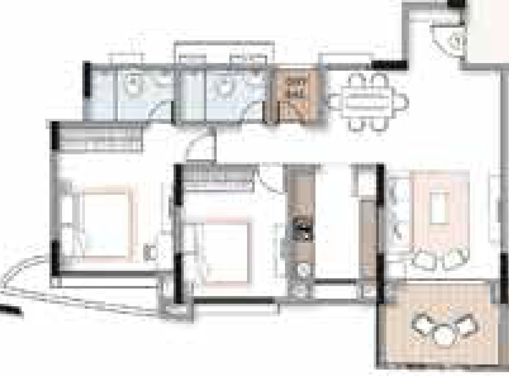 2 BHK Flat in Kalpataru Harmony in Pimpri Chinchwad, Pune - Image 911507