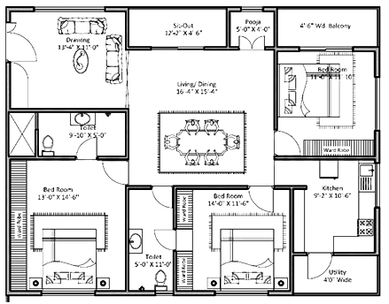 3 BHK Flat in Laqshya IT Heights in Manikonda, Hyderabad - Image 911257