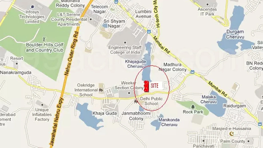 Location of Laqshya IT Heights in Manikonda, Hyderabad - Image 387385