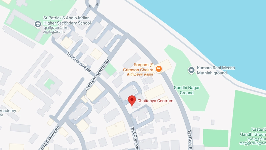 Location of Chaitanya Centrum in Adyar, Chennai - Image 386896