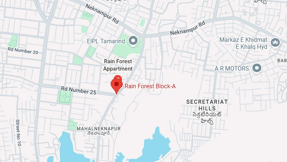 Location of SR Rain Forest in Manikonda, Hyderabad - Image 387442