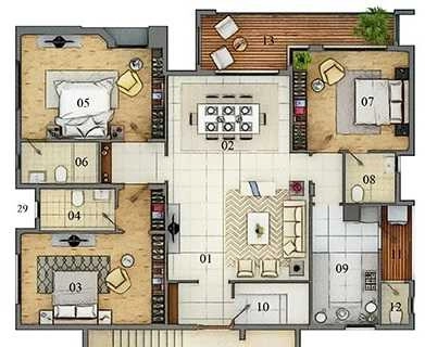3 BHK Flat in Chaitanya Trellis in Gopalapuram, Chennai - Image 911074