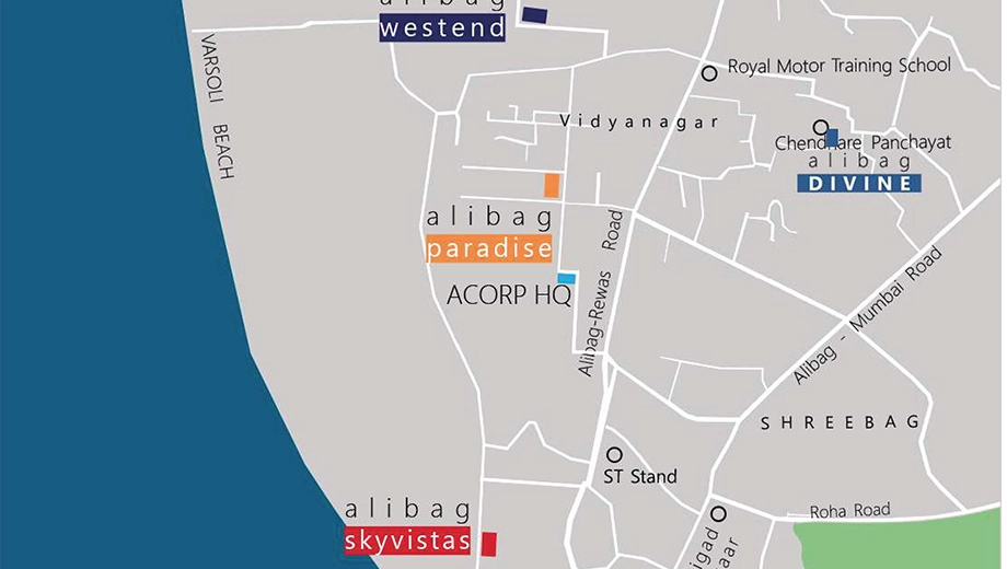Location of Alibag Divine in Alibaug, Mumbai - Image 387160