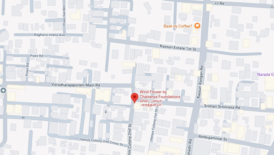 Location of Chaitanya Wind Flower - Image 386933