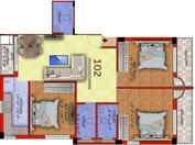3 BHK Flat in Babamani Enclave in Patia, Bhubaneswar - Image 911183