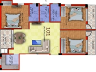3 BHK Flat in Babamani Enclave in Patia, Bhubaneswar - Image 911184
