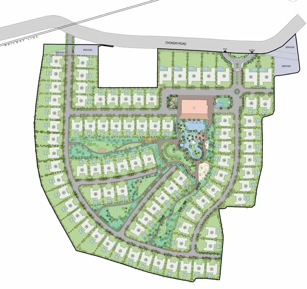 Master Plan of Emaar Casa Venero in Alibaug, Mumbai - Image 387182