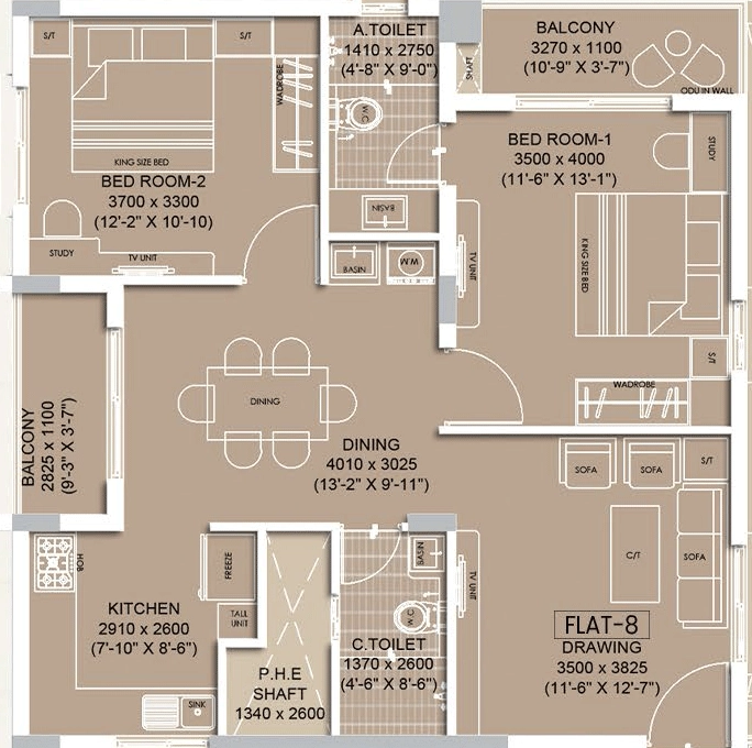 2 BHK Flat in Laxmi Medous in Balianta, Bhubaneswar - Image 911276