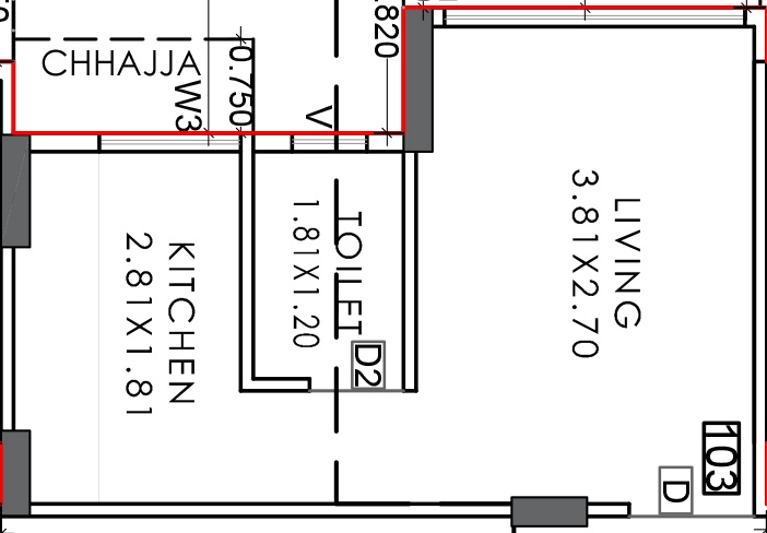 1 RK Studio Apartment in Vardhman Harmony in Ulwe, Navi Mumbai - Image 911959