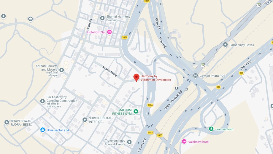 Location of Vardhman Harmony in Ulwe, Navi Mumbai - Image 389048