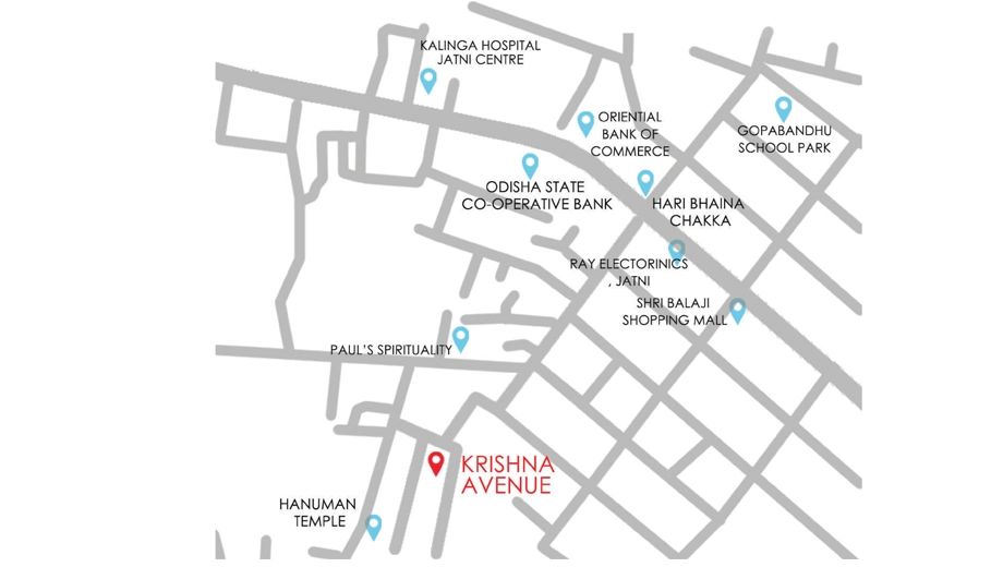 Location of Kamdhenu Krishna Avenue - Image 387253