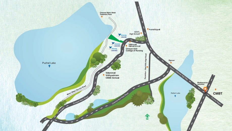 Location of Silversky Lakeside Tranquillity - Image 387015