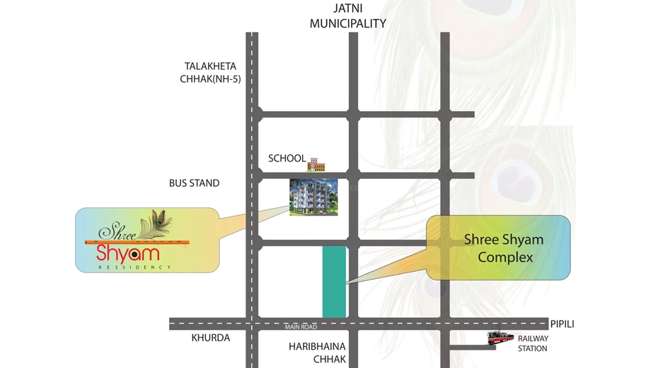 Location of Shree Shyam Residency - Image 387484