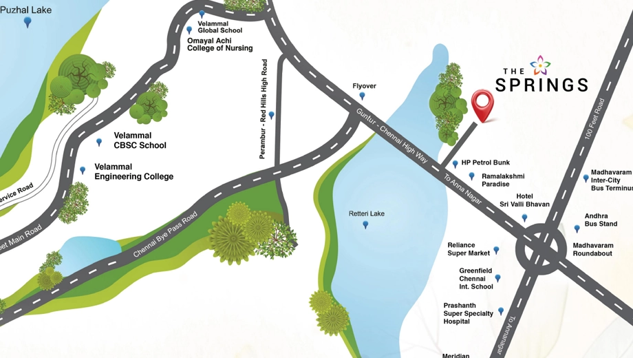 Location of Silversky The Springs - Image 387058