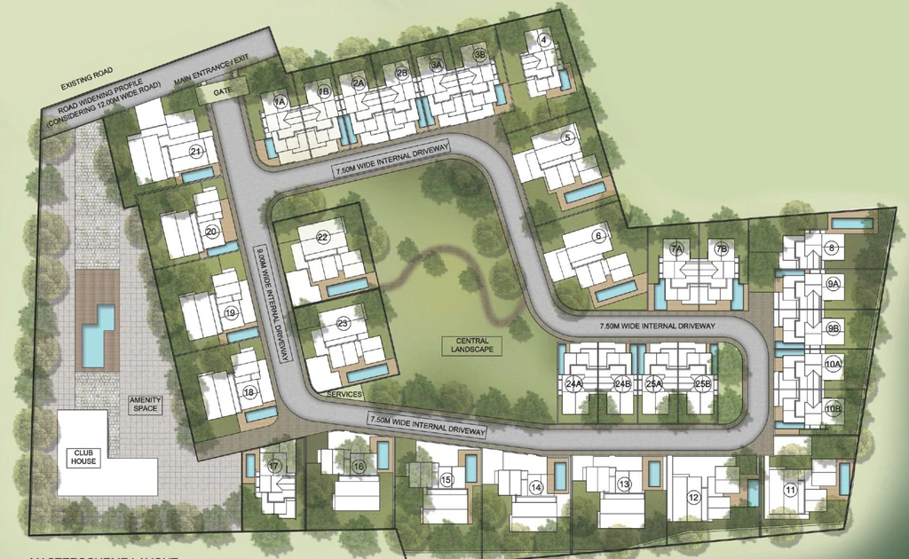 Master Plan of Doodle Homes in Lonavala, Pune - Image 387116
