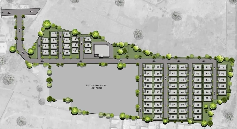 Master Plan of Vessella Palms in Bandlaguda Jagir, Hyderabad - Image 387552