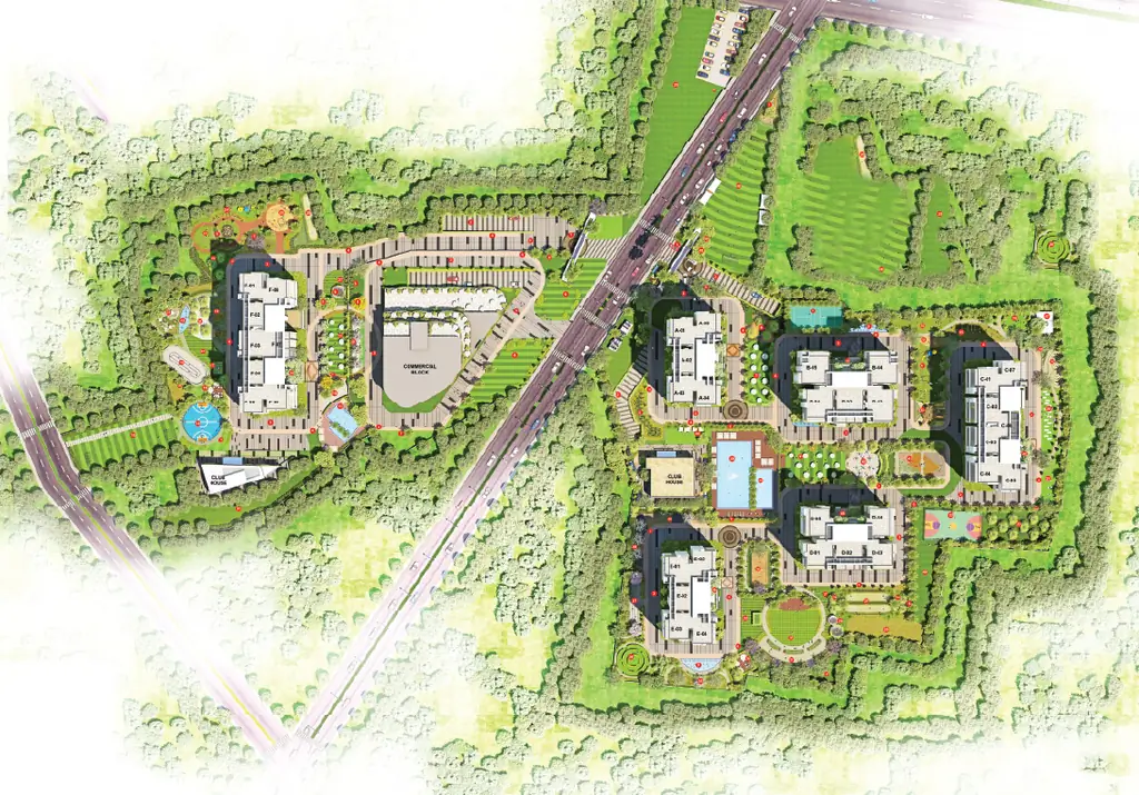 Master Plan of Myhna Vistara in Gunjur Palya, Bangalore - Image 388053