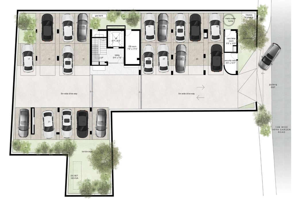 Master Plan of Amara Aastha in Kilpauk, Chennai - Image 387137