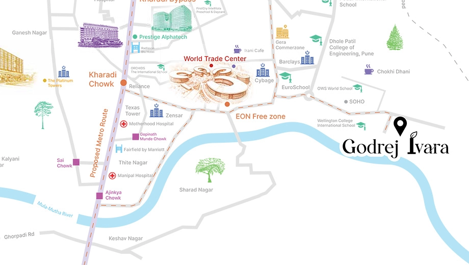 Location of Godrej Ivara - Image 388018