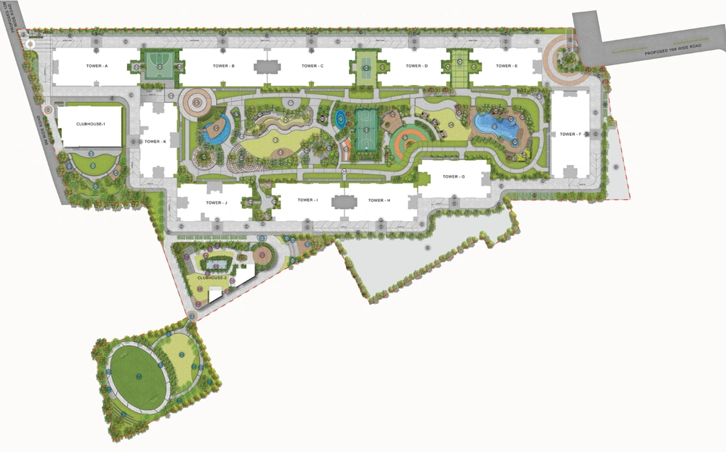 Master Plan of Godrej Ivara in Kharadi, Pune - Image 388019