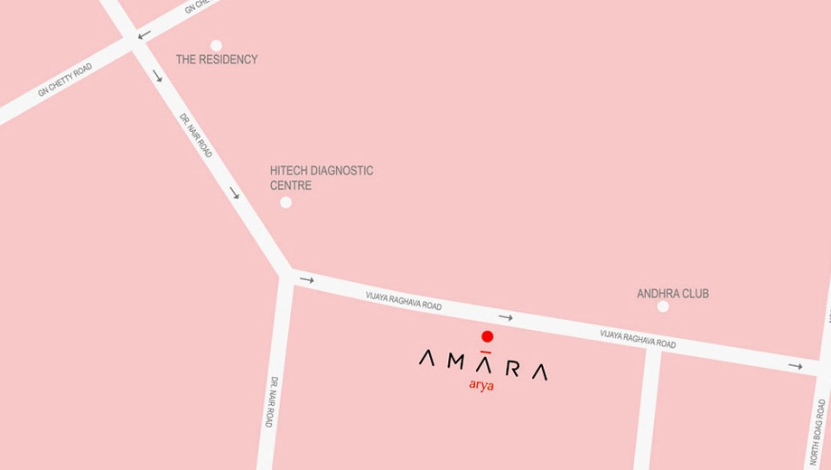 Location of Amara Arya in T Nagar, Chennai - Image 387203