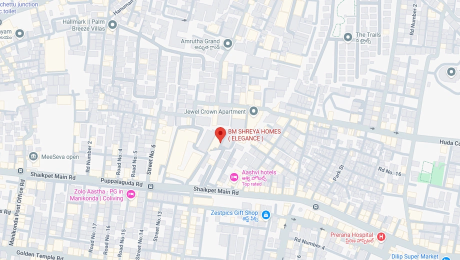 Location of BM Shreya Elegance - Image 387630
