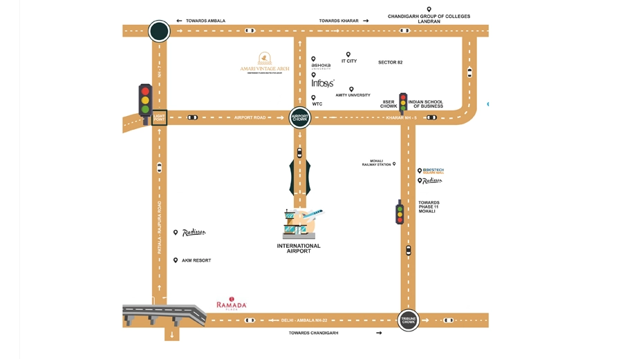 Location of Sri Sai Amari Vintage Arch - Image 387392