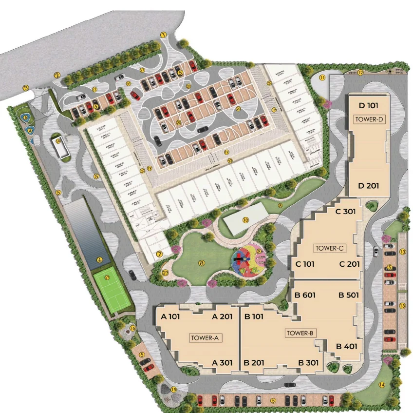 Master Plan of Townbell Amayra Trillium in Mohali, Chandigarh - Image 387433