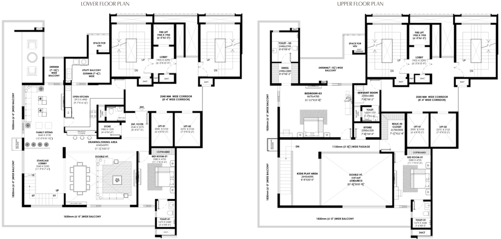 3 BHK Duplex in Avancer Atulyam The Bliss in Mohali, Chandigarh - Image 911323