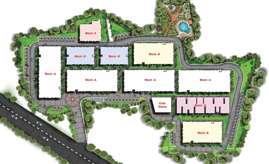 Master Plan of Krishna Laxmi Arcade in Jharapada, Bhubaneswar - Image 388235