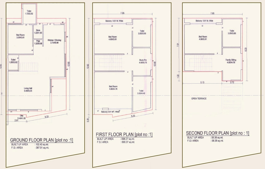 4 BHK House/Villa in Galaxy Luxuria in Chhani, Vadodara - Image 911435