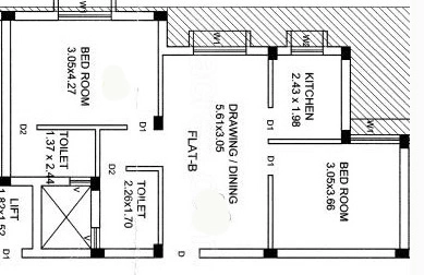 2 BHK Flat in Earth Crafts Ketaki Enclave in Jharapada, Bhubaneswar - Image 911586