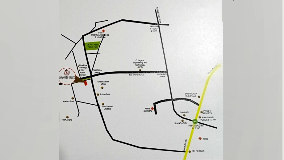 Location of Shri Jagannath Gayatri - Image 388253
