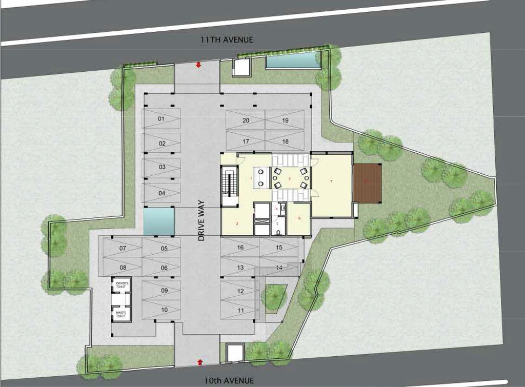 Master Plan of Tulive Gulmohar Terrace in Aminjikarai, Chennai - Image 387663