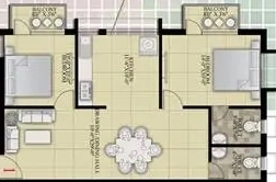 2 BHK Flat in Bharosa RK Mansion in Kalinga Nagar, Bhubaneswar - Image 911570
