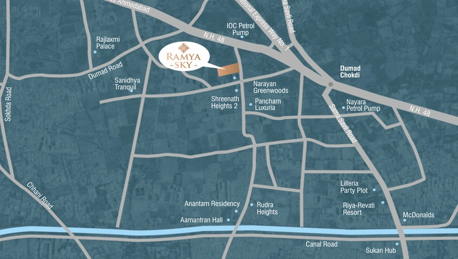 Location of Khanak Ramya Sky - Image 387819