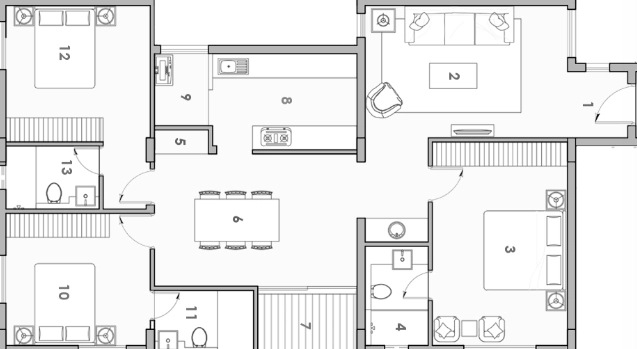 3 BHK Flat in Ceebros Param Nivas in Nungambakkam, Chennai - Image 911385
